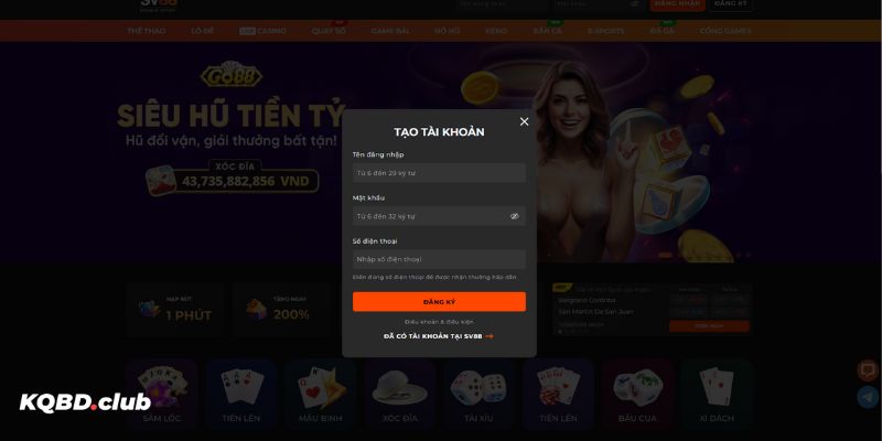 Cách tạo tài khoản trên nền tảng khá đơn giản, dễ hiểu