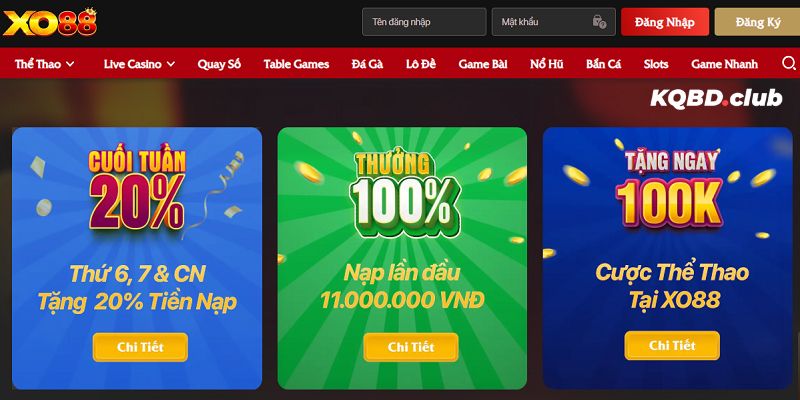 XO88 có ưu đãi gì hot?