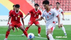 Hàng công U22 Việt Nam trước U22 Lào đã chơi tốt